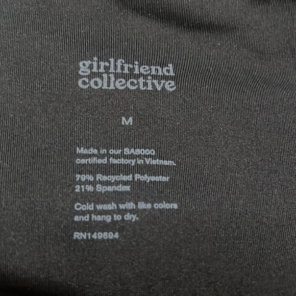 Girlfriend Collective Black Leggings Size M - Picture 7 of 8